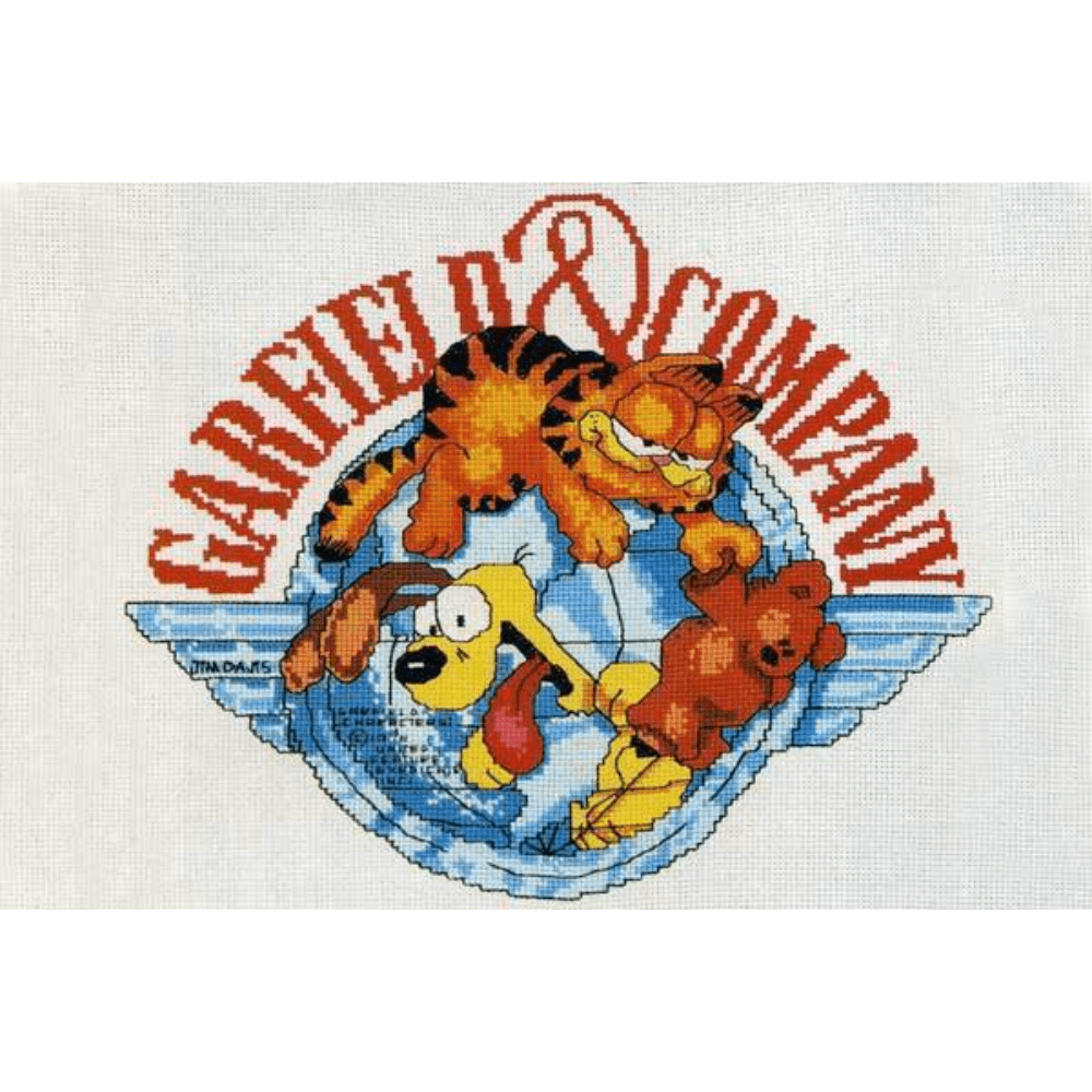 Garfield And Company Cross Stitch Leaflet 2 - Crafty Hobbies Australia