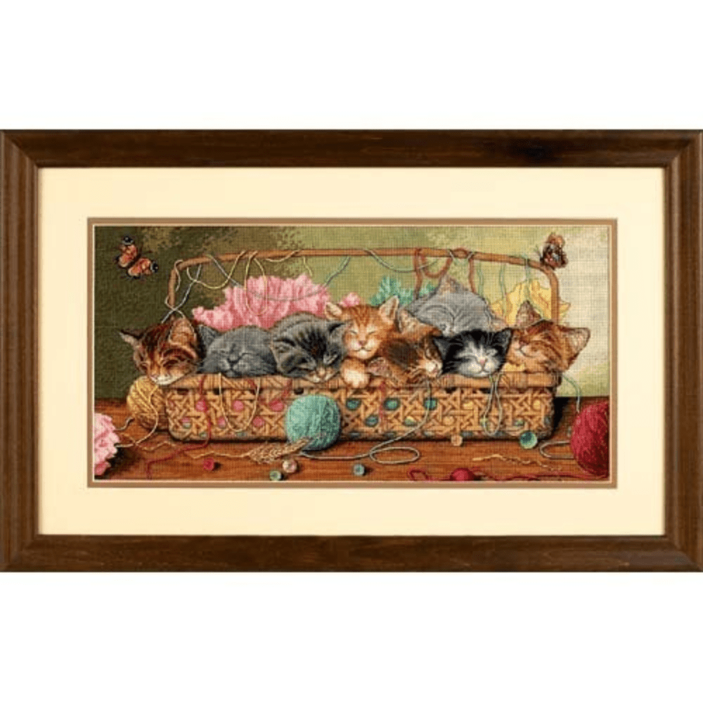 Kitty Litter, Counted Cross Stitch Kit - Crafty Hobbies Australia