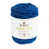 DMC Nova Vita 4mm Recycled Cotton Royal Blue (250g Ball)