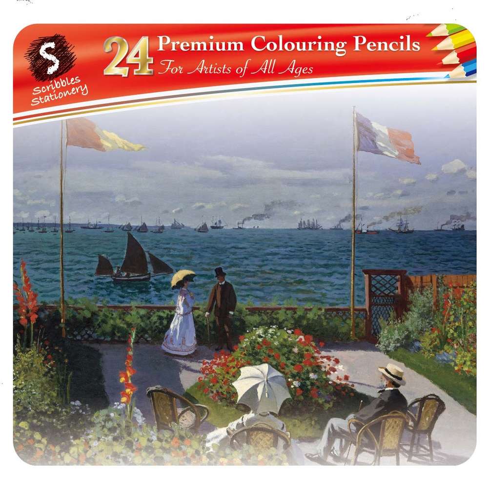 Scribbles Stationery 24 Piece Artist Pencils - Crafty Hobbies Australia