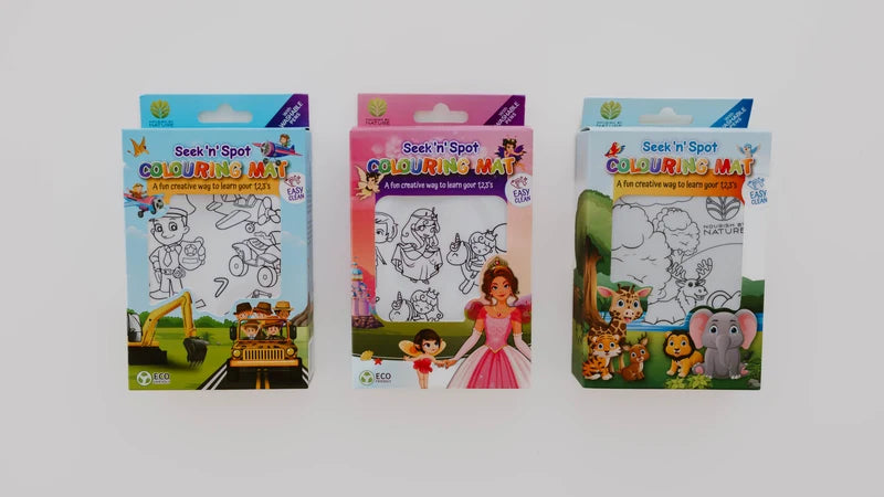 Seek 'n' Spot Colouring Mat Cars and Trucks
