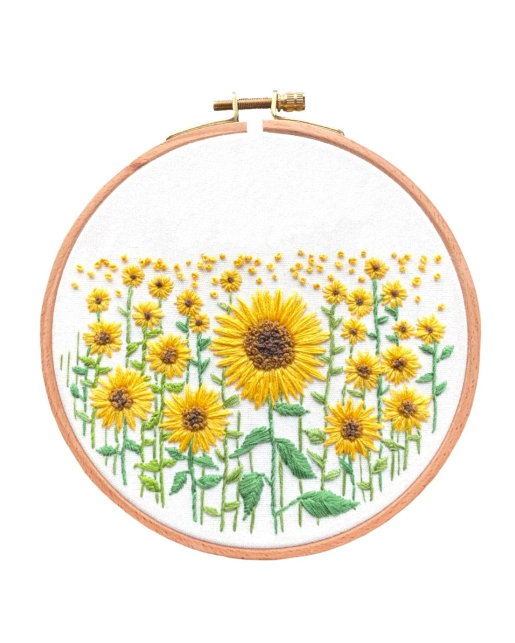 Ray Sunflowers Embroidery Kit