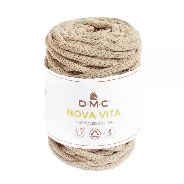 DMC Nova Vita 4mm Recycled Cotton Ecru (250g Ball)