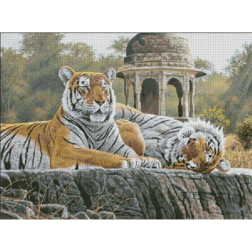 Temple Tigers Pattern - Crafty Hobbies Australia