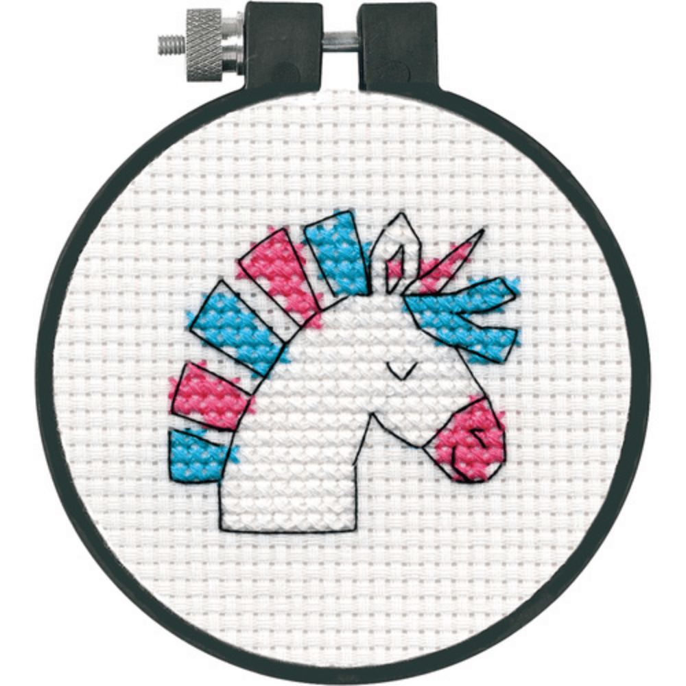 Unicorn Fun, Counted Cross Stitch Kit - Crafty Hobbies Australia
