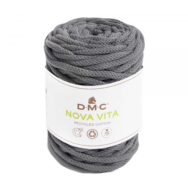 DMC Nova Vita 4mm Recycled Cotton Mouse Grey (250g Ball)