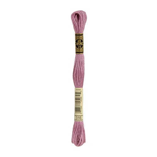 316 Medium Antique Mauve Stranded Cotton