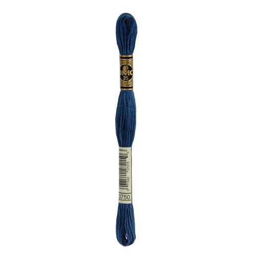 DMC Thread  3750 Very Dark Antique Blue Stranded Cotton