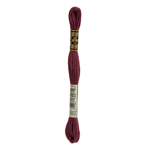 3802 Very Dark Antique Mauve Stranded Cotton