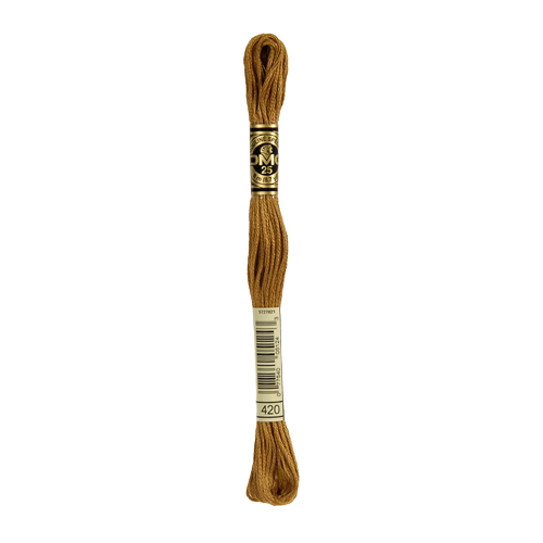 420 Dark Hazelnut Brown Stranded Cotton