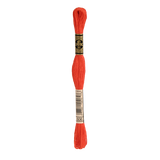 606 Bright Orange- red Stranded Cotton