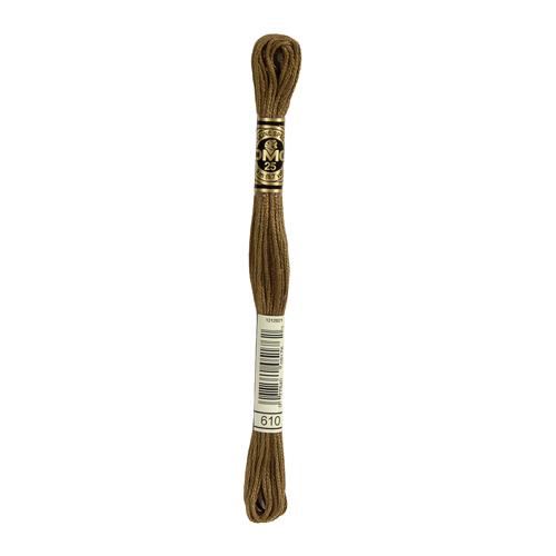 610 Dark Drab Brown Stranded Cotton