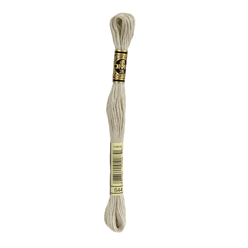 644 Medium Beige Grey Stranded Cotton