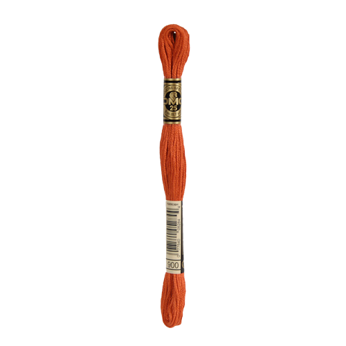 900 Dark Burnt Orange Stranded Cotton