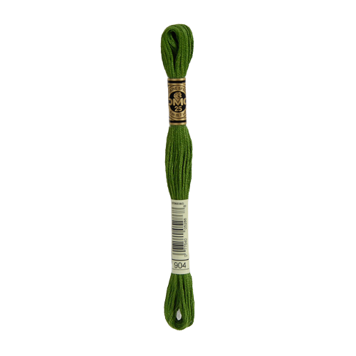 904 Very Dark Parrot Green Stranded Cotton