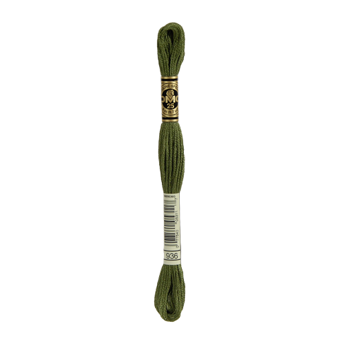 936 Very Dark Avocado Green Stranded Cotton