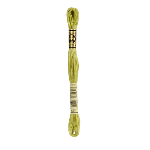 472 Ultra Light Avocado Green Stranded Cotton
