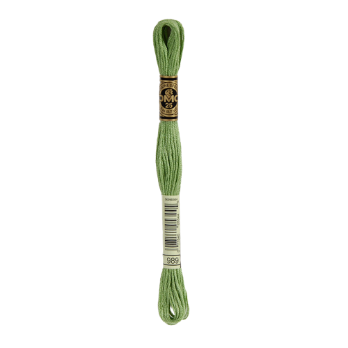 DMC Thread 989 Forest Green Stranded Cotton