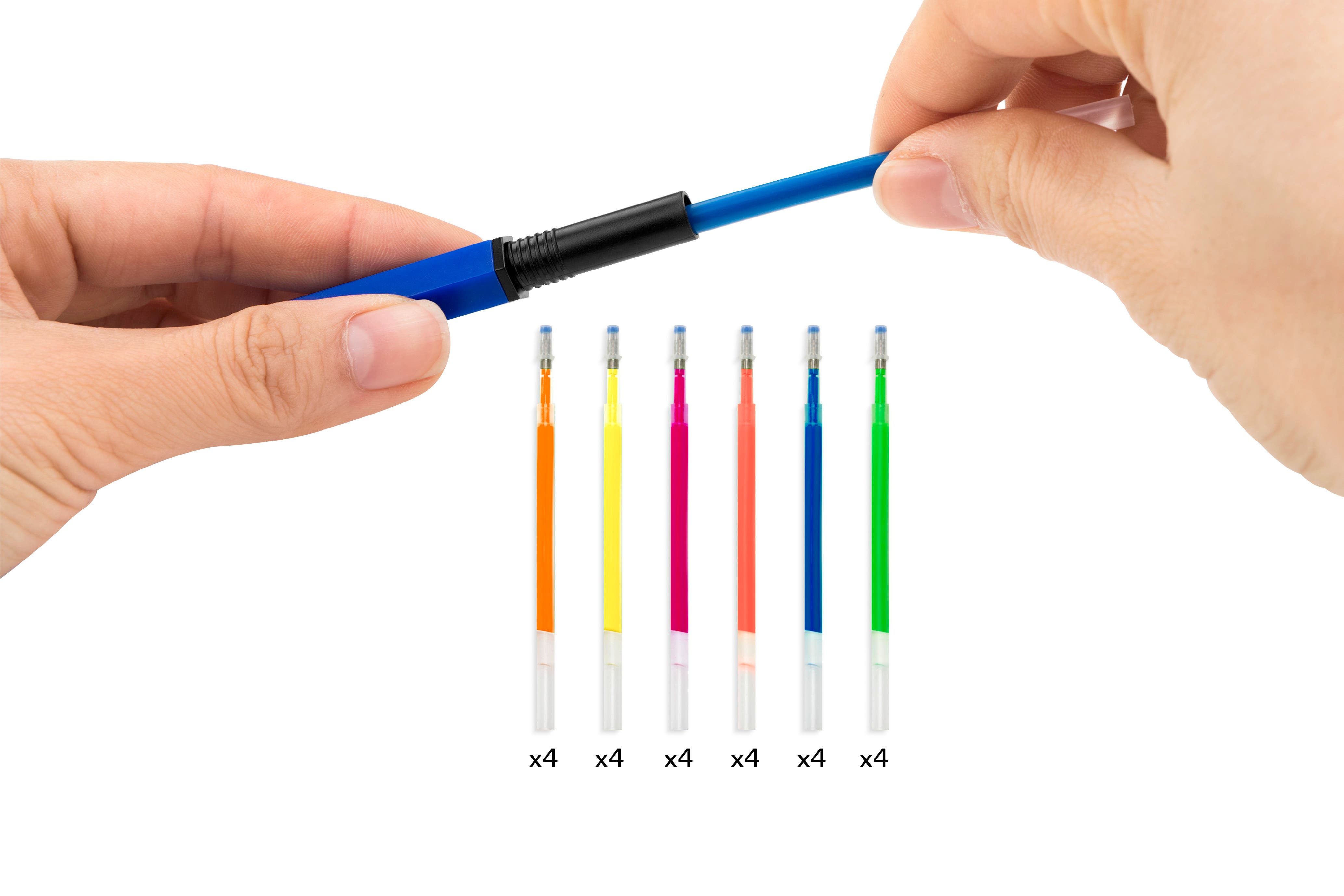 Magnetic Gel Pen Refill Set (24 Pack)