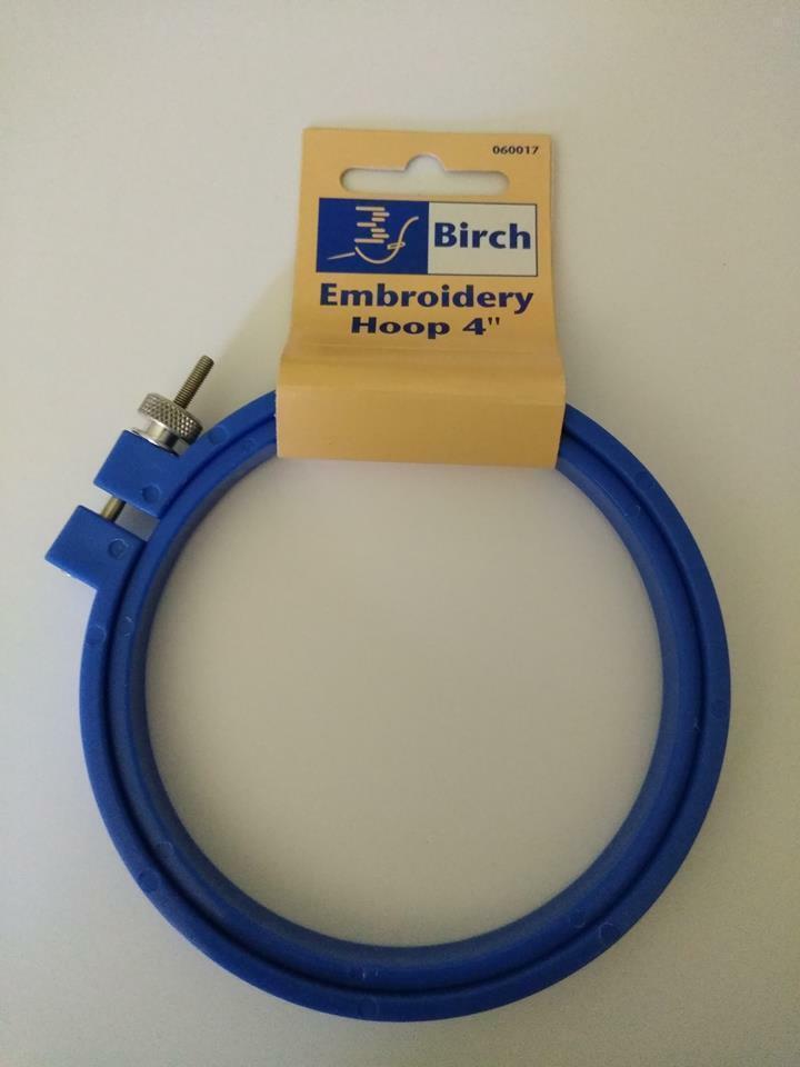 Embroidery Hoop 4 inches blue