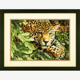 Leopard in Repose Counted Cross Stitch